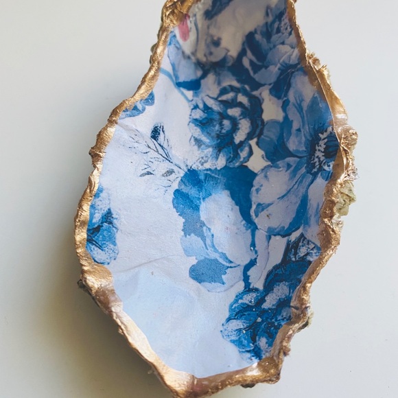 BLUE VINTAGE JEWELRY RING HOLDER - Picture 5 of 5